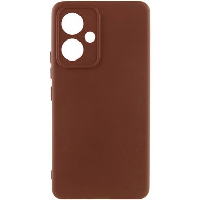 Чохол Silicone Cover Lakshmi Full Camera (AA) для Xiaomi Redmi 13 4G / Poco M6 4G, Коричневый / Brown