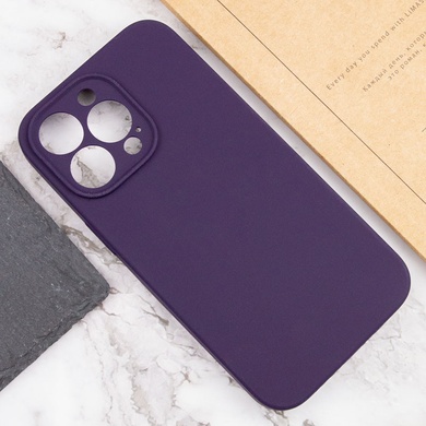 Чехол Silicone Case Full Camera Protective (AA) NO LOGO для Apple iPhone 13 Pro (6.1") Фиолетовый / Elderberry