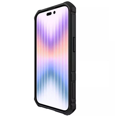 TPU+PC чехол Nillkin CamShield Armor Pro no logo (шторка на камеру) для Apple iPhone 14 Pro Max Зеленый