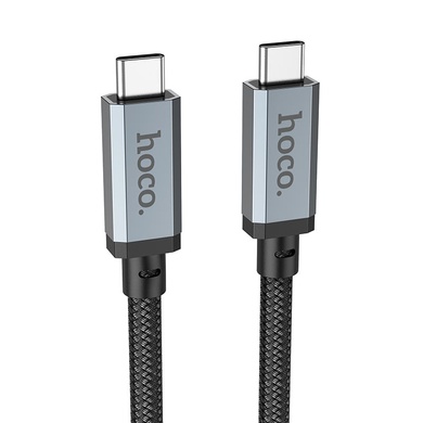 Дата кабель Hoco US05 Type-C to Type-C 100W USB4 40Gbps (1m) Black