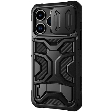 TPU+PC чохол Nillkin CamShield Adventurer Pro (шторка на камеру) для Apple iPhone 14 Pro Max (6.7"), Armor Black