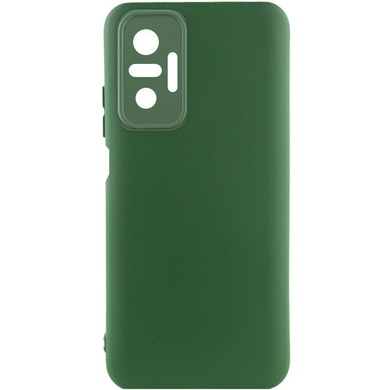Чохол Silicone Cover Lakshmi Full Camera (A) для Xiaomi Redmi Note 10 Pro / 10 Pro Max, Зелений / Dark Green