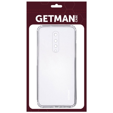 TPU чехол GETMAN Clear 1,0 mm для OnePlus 8 Бесцветный (прозрачный)