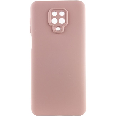 Чехол Silicone Cover Lakshmi Full Camera (AAA) для Xiaomi Redmi Note 9s / Note 9 Pro /Note 9 Pro Max Розовый / Pink Sand