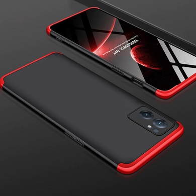 Пластикова накладка GKK LikGus 360 градусів (opp) для OnePlus Nord CE 2 5G, Черный / Красный