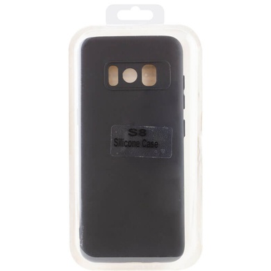 Чохол Silicone Cover Lakshmi Full Camera (A) для Samsung G950 Galaxy S8, Чорний / Black