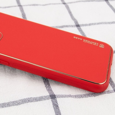 Кожаный чехол Xshield для Apple iPhone 14, Красный / Red