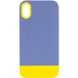 Чохол TPU+PC Bichromatic для Apple iPhone XR (6.1"), Blue / Yellow
