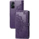 Кожаний чохол (книжка) Art Case з візитницею для Xiaomi Poco M5, Фіолетовий
