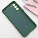 Чохол Silicone Cover Lakshmi Full Camera (AA) для Samsung Galaxy S24 FE, Зелений / Dark Green