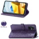 Кожаний чохол (книжка) Art Case з візитницею для Xiaomi Poco M5, Фіолетовий