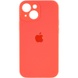 Чохол Silicone Case Full Camera Protective (AA) для Apple iPhone 14 (6.1"), Оранжевый / Pink citrus