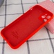 Чехол Silicone Case Full Camera Protective (AA) для Apple iPhone 12 Pro Max (6.7") Красный / Red