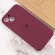 Чохол Silicone Case Full Camera Protective (AA) для Apple iPhone 15 Plus (6.7"), Бордовый / Plum