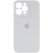 Чохол Silicone Case Full Camera Protective (AA) для Apple iPhone 13 Pro (6.1"), Білий / White