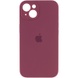 Чехол Silicone Case Full Camera Protective (AA) для Apple iPhone 15 Plus (6.7") Бордовый / Plum