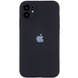 Чехол Silicone Case Full Camera Protective (AA) для Apple iPhone 12 (6.1") Черный / Black