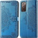 Шкіряний чохол (книжка) Art Case з візитницею для Samsung Galaxy S20 FE, Синій