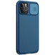 Карбонова накладка Nillkin Camshield (шторка на камеру) для Apple iPhone 13 Pro Max (6.7 "), Синій / Blue