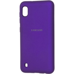 Чехол Silicone Cover Full Protective (AA) для Samsung Galaxy A10 (A105F) Фиолетовый / Purple