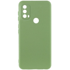 Чехол Silicone Cover Lakshmi Full Camera (A) для Motorola Moto E40 Зеленый / Pistachio