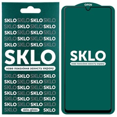 Защитное стекло SKLO 5D (full glue) для Xiaomi Poco X4 Pro 5G Черный