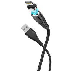 Дата кабель Hoco X63 "Racer" USB to Lightning (1m), Чорний