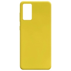 Силиконовый чехол Candy для Samsung Galaxy Note 20 Желтый