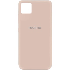 Чехол Silicone Cover My Color Full Protective (A) для Realme C11 Розовый / Pink Sand