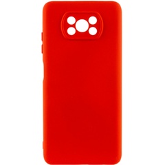Чехол Silicone Cover Lakshmi Full Camera (AAA) для Xiaomi Poco X3 NFC / Poco X3 Pro Красный / Red