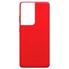 TPU чехол Molan Cano Smooth для Samsung Galaxy S21 Ultra Красный