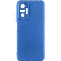 Чохол Silicone Cover Lakshmi Full Camera (A) для Xiaomi Redmi Note 10 Pro / 10 Pro Max, Синий / Iris