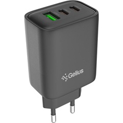 СЗУ Gelius Power Pulse GP-HC057 65W USB+2Type-C (QC/PD/PPS) Black