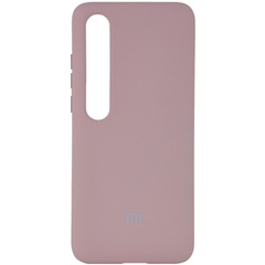 Чохол Silicone Cover Full Protective (A) для Xiaomi Mi 10 / Mi 10 Pro, Рожевий / Pink Sand