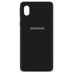 Чехол Silicone Cover My Color Full Protective (A) для Samsung Galaxy M01 Core / A01 Core Черный / Black