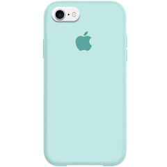 Чехол Silicone Case Full Protective (AA) для Apple iPhone 7 / 8 / SE (2020) (4.7") Бирюзовый / Turquoise