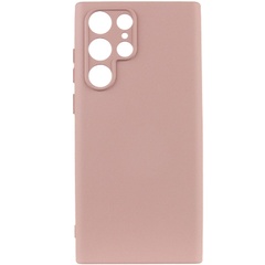 Чехол Silicone Cover Lakshmi Full Camera (A) для Samsung Galaxy S22 Ultra Розовый / Pink Sand