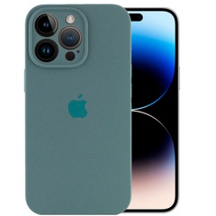 Чехол Silicone Case Full Camera Protective (AA) для Apple iPhone 14 Pro (6.1") Зеленый / Pine green