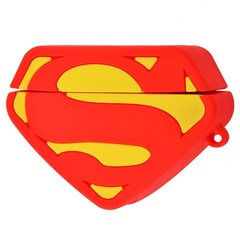 Силиконовый футляр Marvel & DC series для наушников AirPods Pro + кольцо Супермен