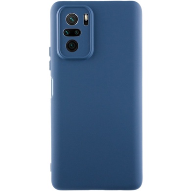 Чехол Silicone Cover Lakshmi Full Camera (AA) для Xiaomi Redmi Note 10 / Note 10s / Poco M5s Синий / Navy Blue