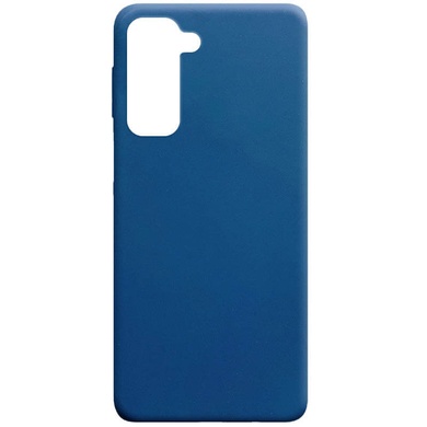 Силіконовий чохол Candy для Samsung Galaxy S21 +, Синій