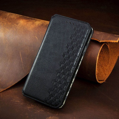 Кожаный чехол книжка GETMAN Cubic (PU) для OnePlus 9RT 5G Черный