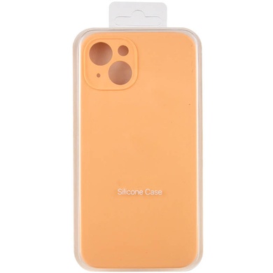 Чехол Silicone Case Full Camera Protective (AA) NO LOGO для Apple iPhone 14 (6.1") Оранжевый / Cantaloupe