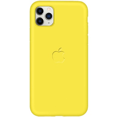 Чохол Silicone Case Full Protective (A) для Apple iPhone 11 Pro Max (6.5"), Жовтий / Yellow