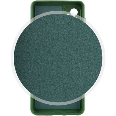 Чохол Silicone Cover Lakshmi Full Camera (AA) для Samsung Galaxy A14 4G/5G, Зелений / Dark Green