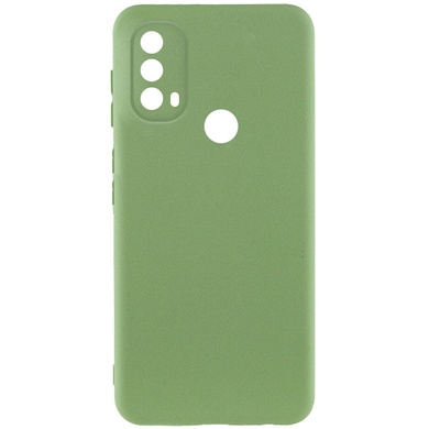 Чохол Silicone Cover Lakshmi Full Camera (A) для Motorola Moto E40, Зелений / Pistachio