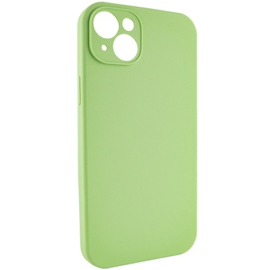Чехол Silicone Case Full Camera Protective (AA) NO LOGO для Apple iPhone 13 (6.1") Мятный / Mint