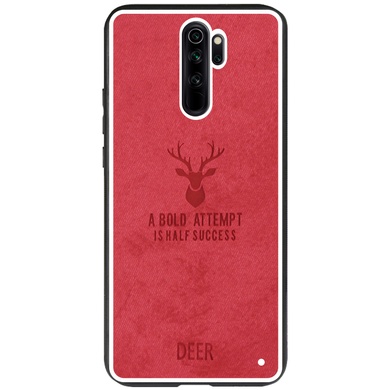 TPU+Textile чехол Deer для Xiaomi Redmi Note 8 Pro Красный