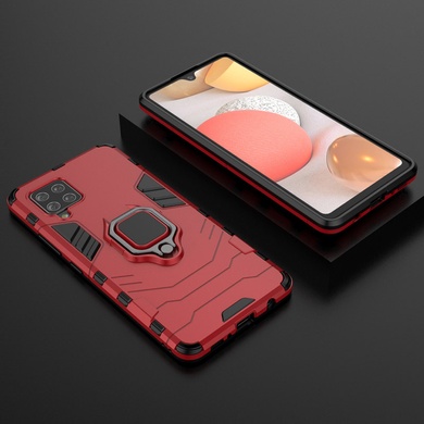 Ударопрочный чехол Transformer Ring for Magnet для Samsung Galaxy A42 5G Красный / Dante Red