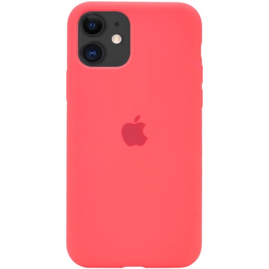 Чехол Silicone Case Full Protective (AA) для Apple iPhone 11 (6.1") Розовый / Flamingo